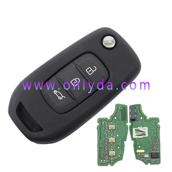 OEM for Renault 3 button remote key with 434mhz
