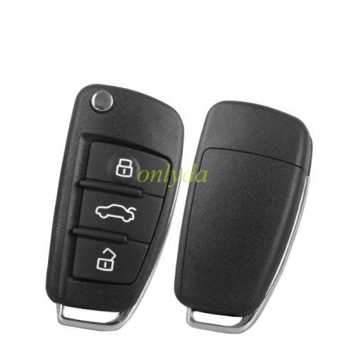 For Audi A6L 3 button  Remote key Blank（no logo)