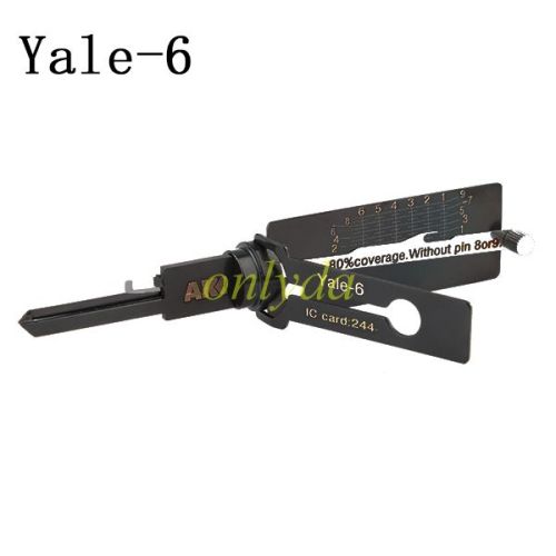 Yale-6 AKK 2 in 1 decode and lockpick for Residential Lock
