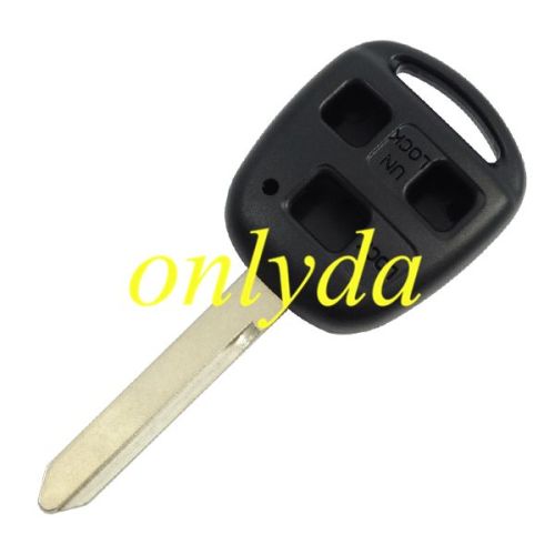 For toyota 3 Button Remote key blank (without  in the surface of key shell)-Toy47-SH3
