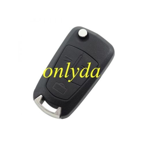 For  Chevrolet  3 button remote key blank with hu100 key blade