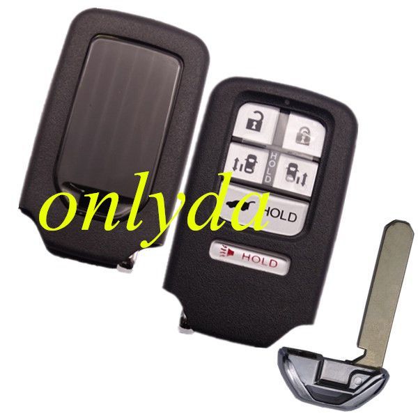 For 5+1 button remote key blank with blade