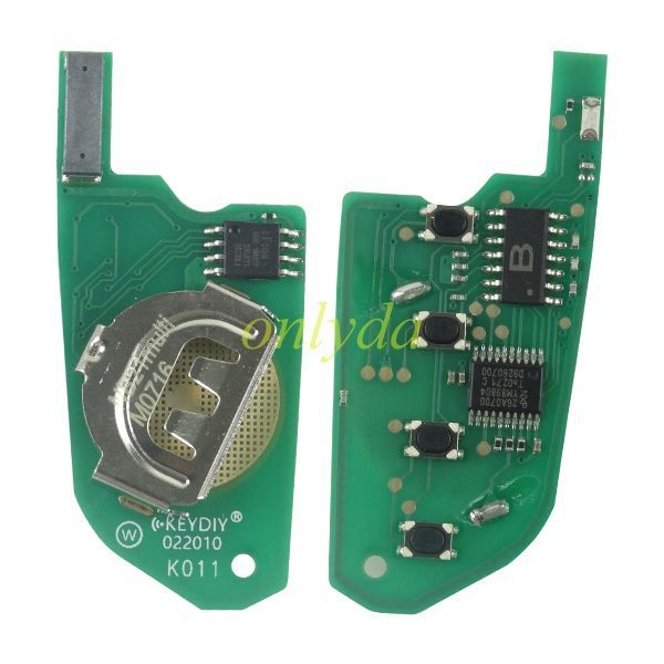 KeyDIY 3 button remote key  NB21-4Multifunction for KDX2 and KD MAX to produce any model remote