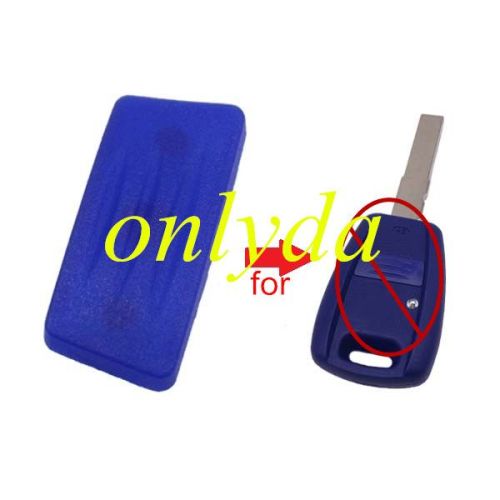 For Fiat 1 button remote key button（blue）