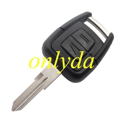 For opel 2 button remote key shell with right blade