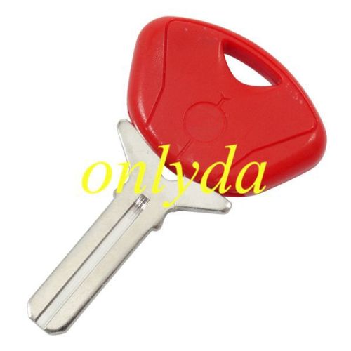 For BMW Motrocycle key blank(red color),with unremovable printed badge