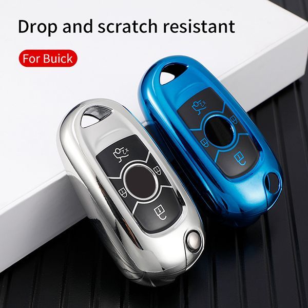 For Buick Chevrolet 4 button TPU protective key case, please choose  the color