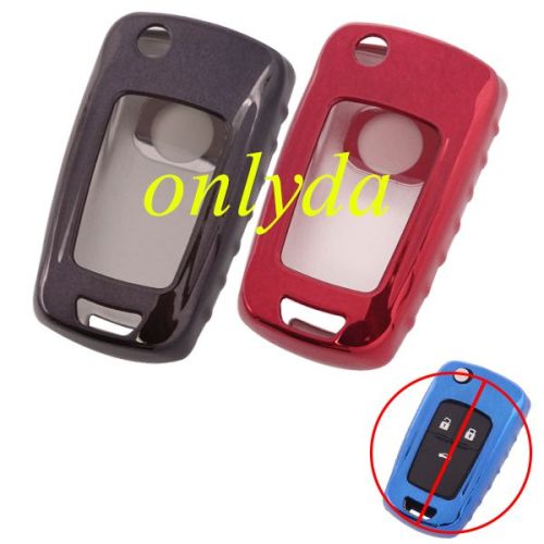 For Buick Chevrolet Opel TPU protective key case  black or red color, please choose