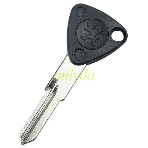 For  Peugeot motorcycle key case with right blade (black)