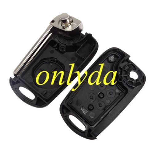 For hyun 3 button remote key blank with right blade