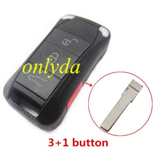 For  Porsche Cayenne 3+1button folding remote key casing