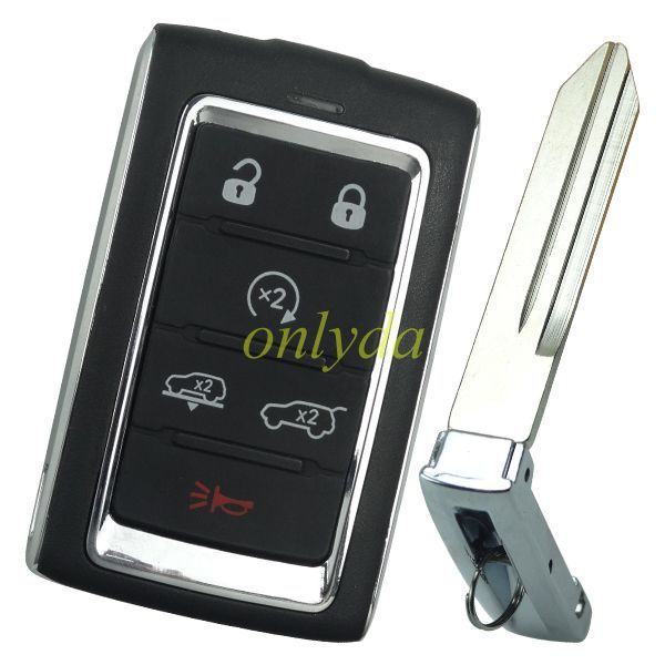 For Jeep 5+1 button remote key blank