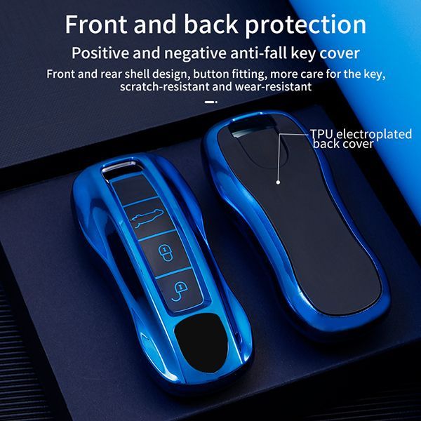 For Porsche Taycan，Panamera，Cayenne，911 TPU protective key case please choose the color