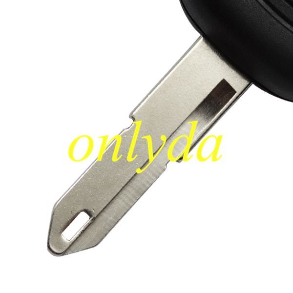 For Citreon 2 button remote key shell with badge, blade NE73