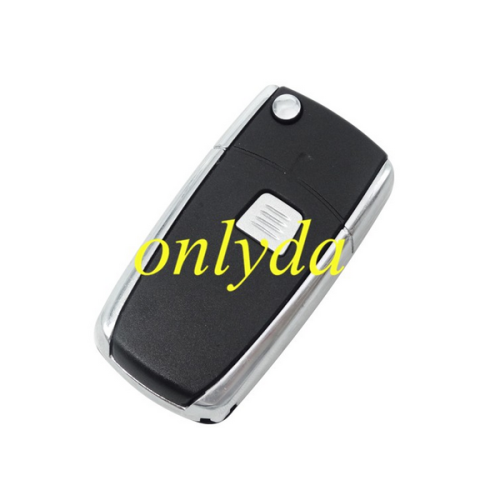 For Fiat 1 button filp down remote key blank with flat blade