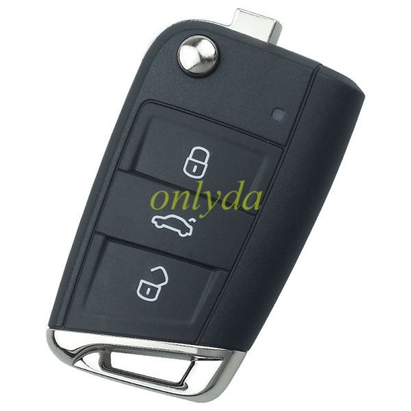 For OEM  VW  keyless 3 button remote key 434mhz  with 2G6 959 752D CMIIT ID 2016dj3959 with 434mhz