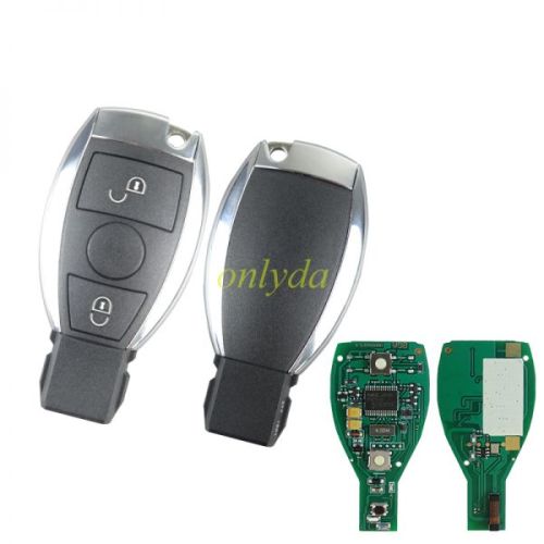 For Benz 2 button remote  key with 315mhz/434MHZ BGA NEC