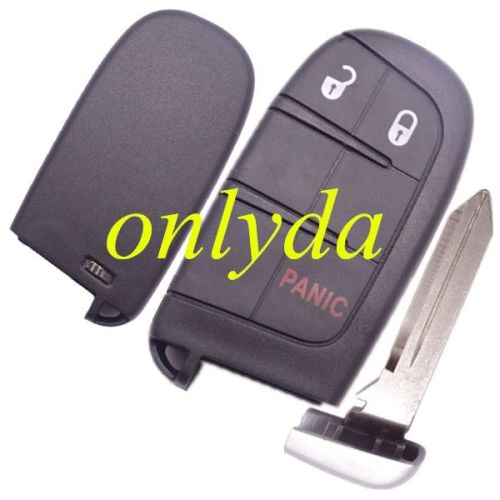 For  GM 2+1 button flip remote key shell with blade