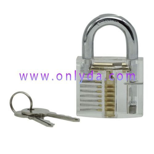 For Transparent Visible Pick Cutaway Mini Practice View Padlock Lock Training Skill For Locksmith
