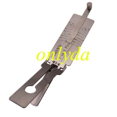 For Lishi laguna 3 lock pick and decoder together  2 in 1 used for Renault Laguna