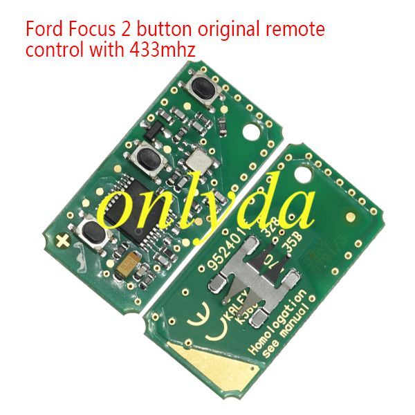 For  Ford Focus 2 button Remote Key control with 433mhz