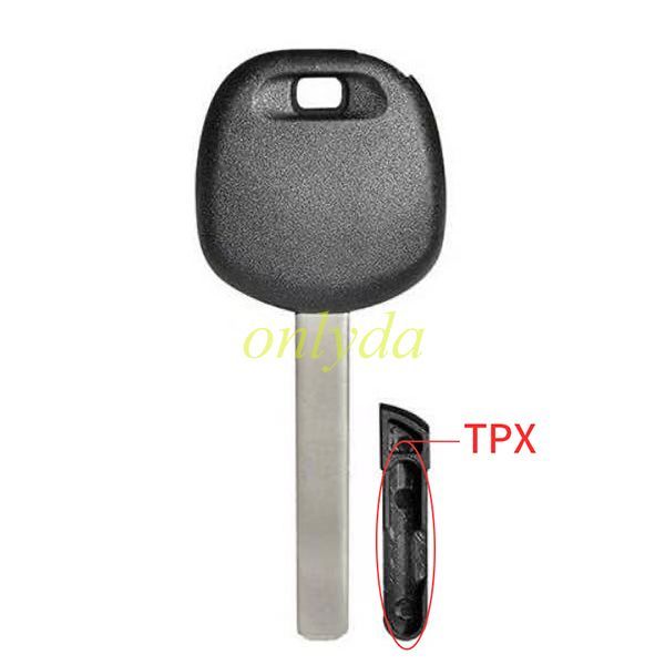 For Toyota transponder key blank with TPX chip and  carbon chip part