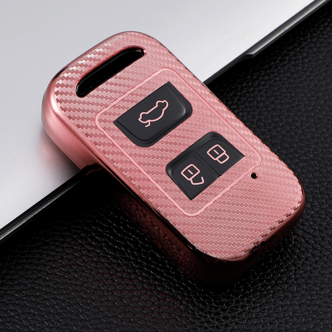 For Chery 3/5x/8/E3E5 3 button  TPU protective key case, please choose  the color