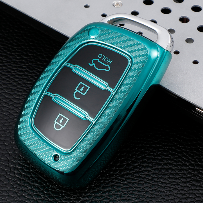 For Hyundai IX35 3 button  TPU protective key case,please choose the color