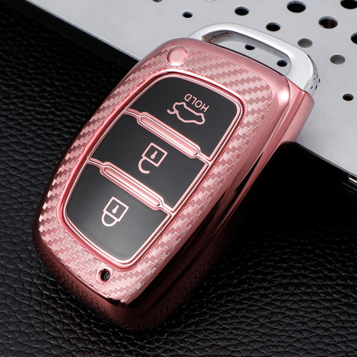 For Hyundai IX35 3 button  TPU protective key case,please choose the color