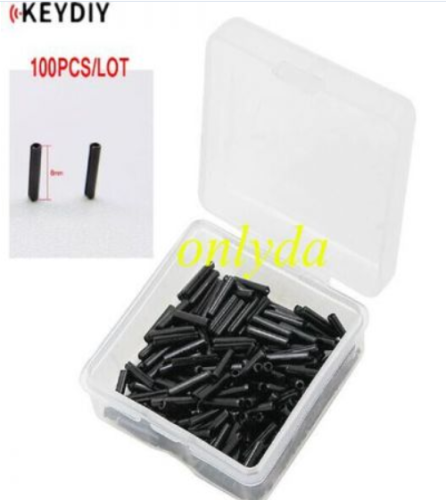 For 100pcs Remote Control Key Blank Fixed Pin 1.6MM Pin Fixed for Folding Remote Key Blade for KD/VVDI key,the size is 8*1.6mm