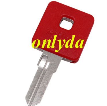 For Harley motor key shell with right blade（red）,with unremovable printed badge