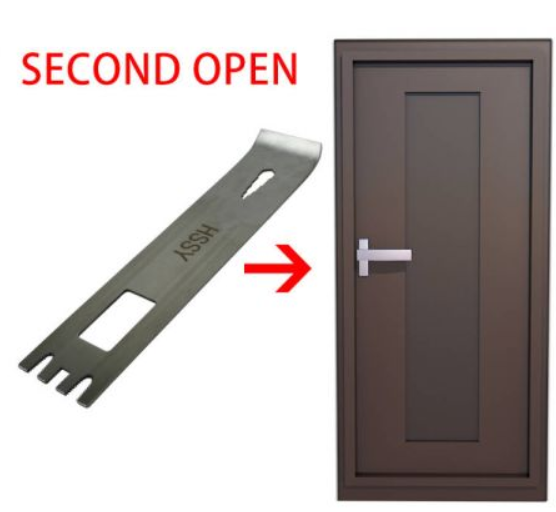 For HSSY 2-Piece Quick-Open Tool,can open security door