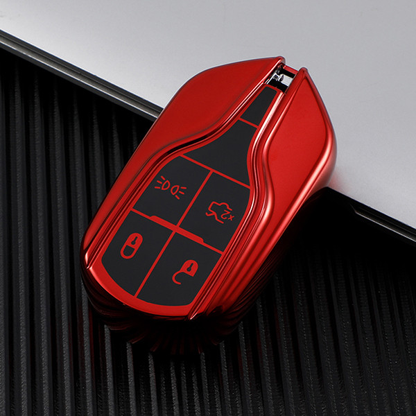 For Maserati 4 button TPU protective key case, please choose  the color