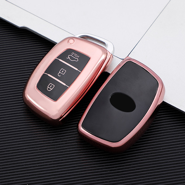 For Hyundai Leading, famous picture, Sonata nine, Tucson, Langdong 3 button  TPU protective key case,trunk button on the top, please choose the color