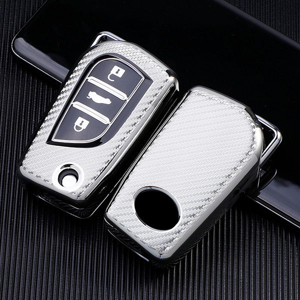 For Toyota  transparent button TPU protective key case please choose the color