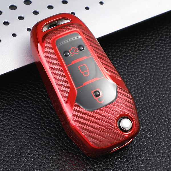 For Ford TPU protective key case , transparent button , please choose the color