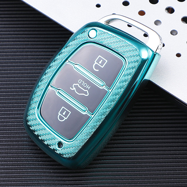 For Hyundai IX35 3 button  TPU protective key case,please choose the color