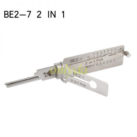 BE2-7 lishi 2 in 1 decode and lockpick for Best Residential Lock