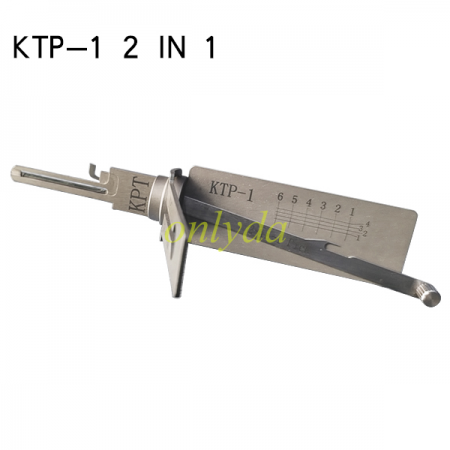 KTP-1 lishi 2 in 1 decode and lockpick for Kopat Residential Lock
