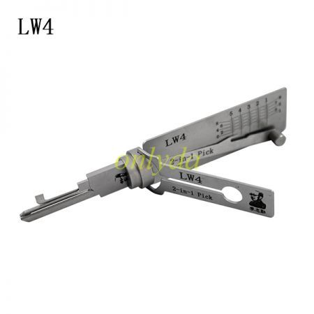 LW4 lishi 2 in 1 decode and lockpick tools for 5pin lock