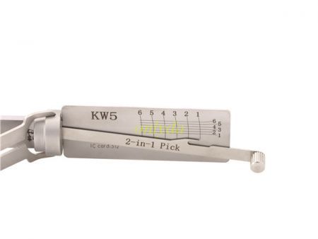 KW5  lishi 2 in 1 decode and lockpick for KwiKset home lock
