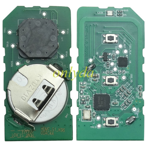 For KYDZ Brand Honda motor 2 button  smart remote for   K77   SH VN 
 FSK 433MHZ
47 chip