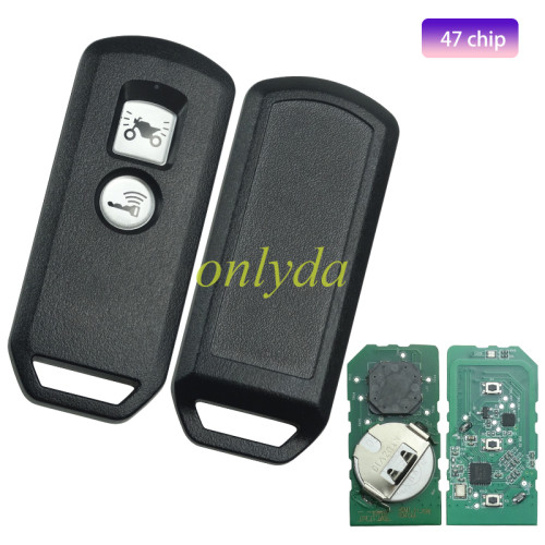 For KYDZ Brand Honda motor 2 button  smart remote  for K96  K97   FSK 433MHZ47 chipPCX 2018-2019 thailand