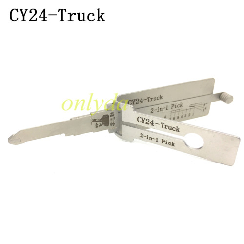For Chrysler CY24-truck 2 In 1 lock pick and decoder     genuine !
