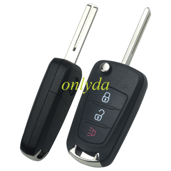 For Great Wall 2+1 button remote key shell