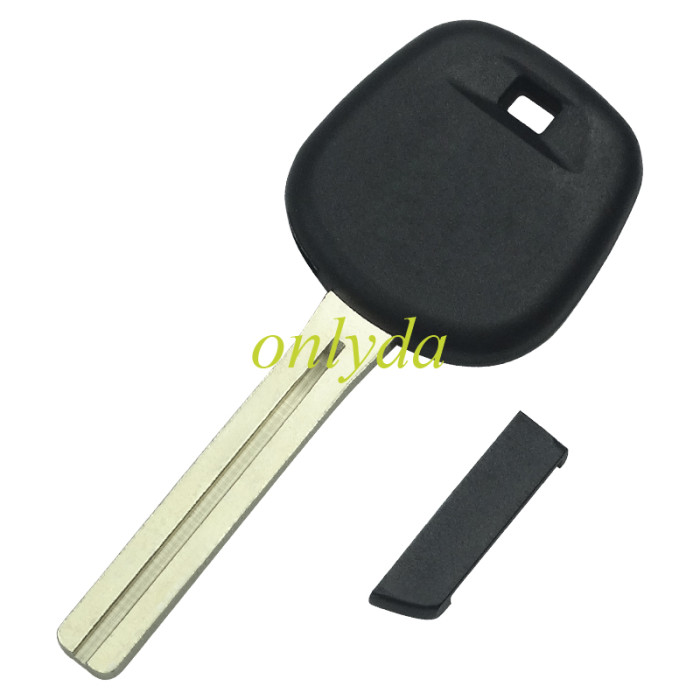 For   Toyota transponder key blank Toyota transponder key blank TOY40 blade with logo with  carbon chip part