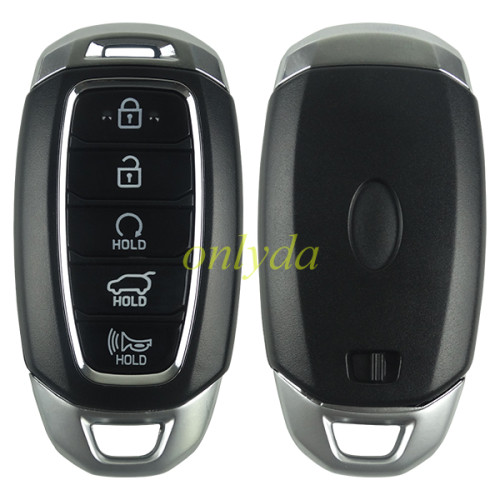 For Hyundai 5 button remote key blank with emmergency key blade