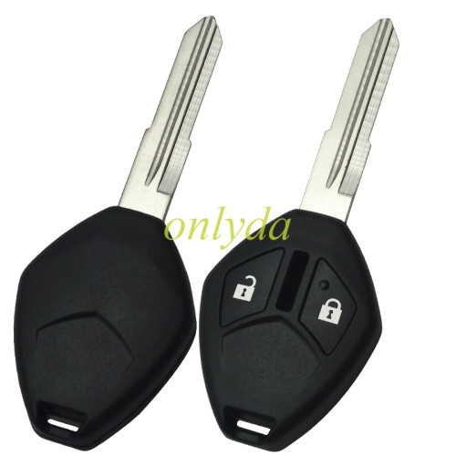 For Mitsubishi remote key shell with 2 button with right blade
