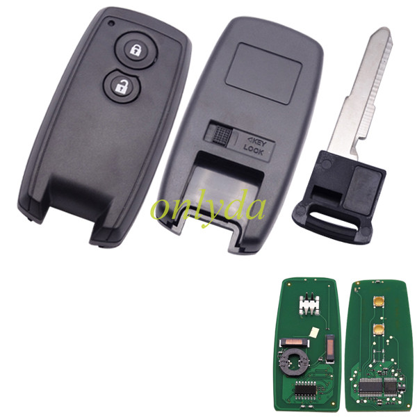 For Suzuki keyless 2 button smart remote key with  ID46 (7936) carbon   chip with 433.92mhz