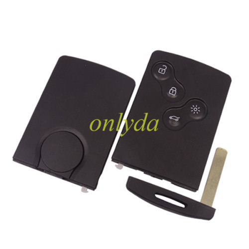 For Renault Megane III,  4 button keyless 7952 chip-434mhz  no logo